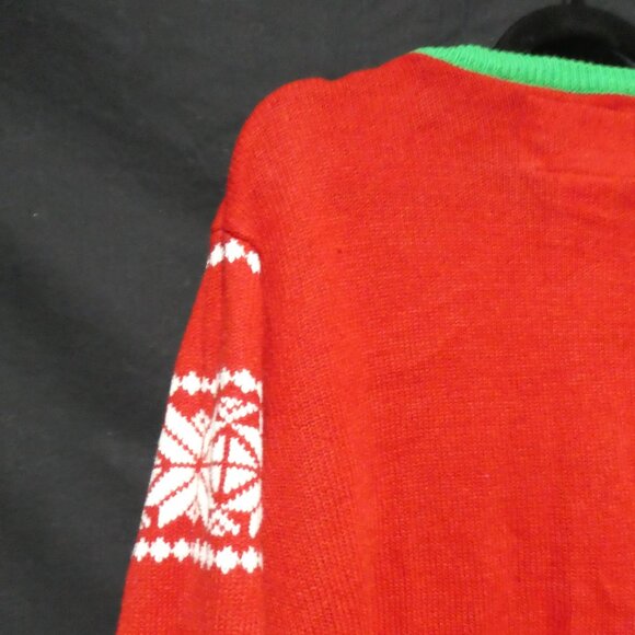 HAPPY HOLIDAYS | xl - extra large | Ugly Christmas Sweater | Elfie Selfie - Picture 10 of 15